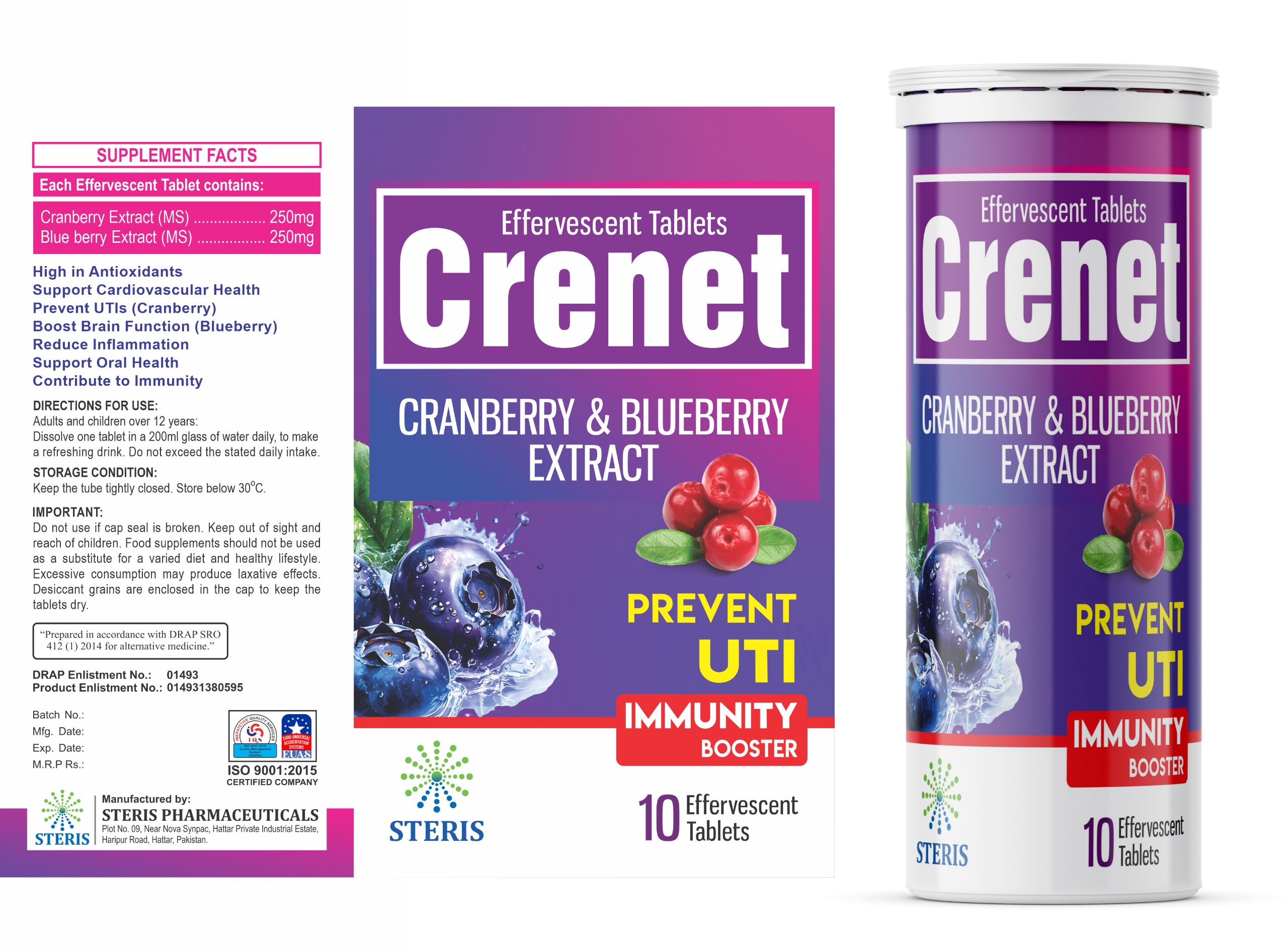 Crenet Effervescent Tablets